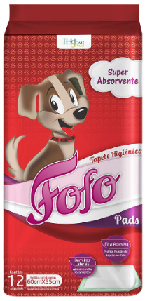 TAPETE HIG FOFO PADS 60X55CM 12UN